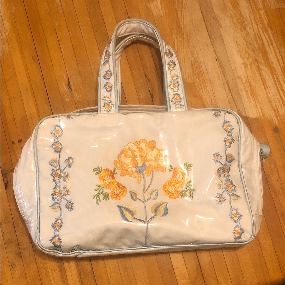 Lenora Peony Double Handle Cosmetic Bag